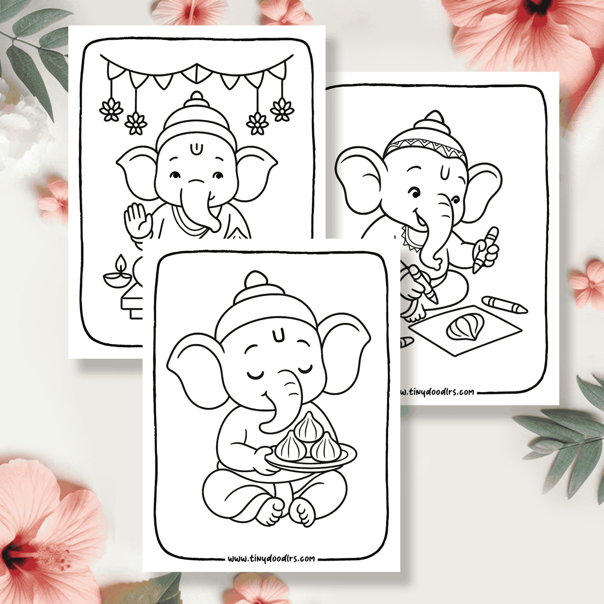 Drawing of god ganesha