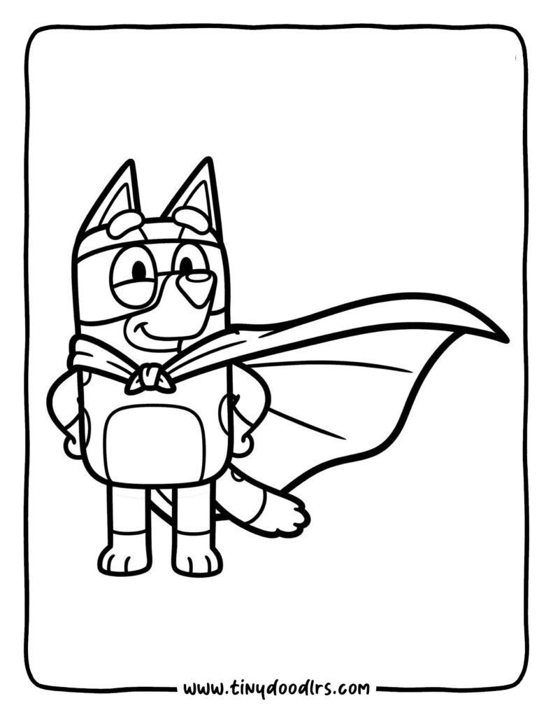Bluey Superhero 