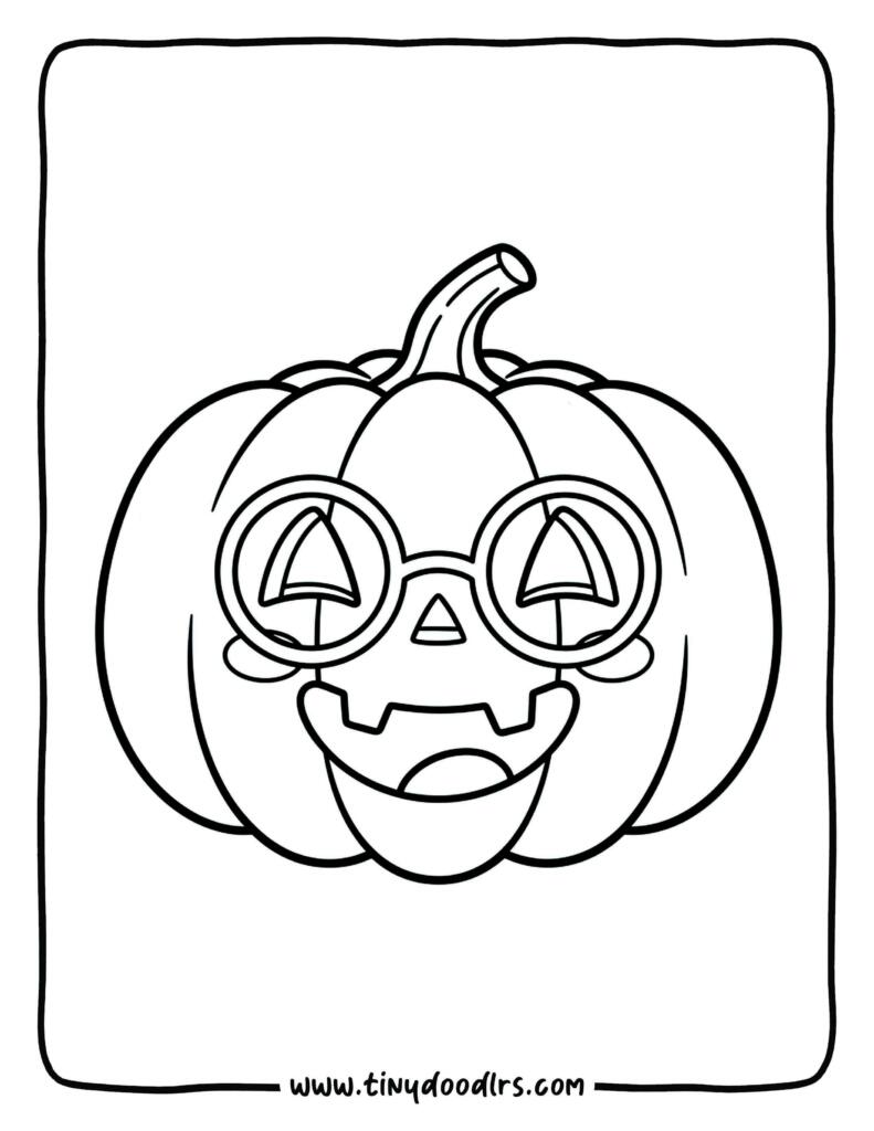 halloween pumpkin coloring page
