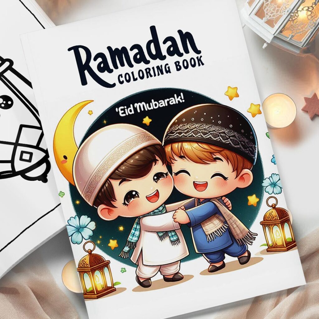 Ramadan Coloring Book :: Big & Simple Coloring pages
