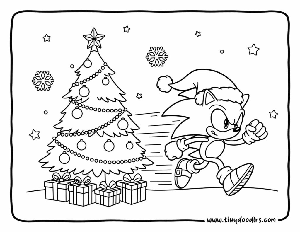  Christmas coloring for kids