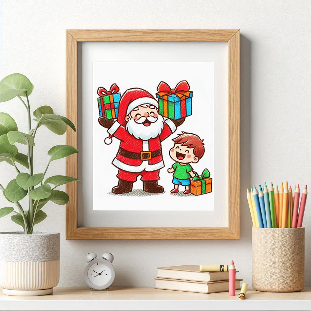  Christmas coloring for kids