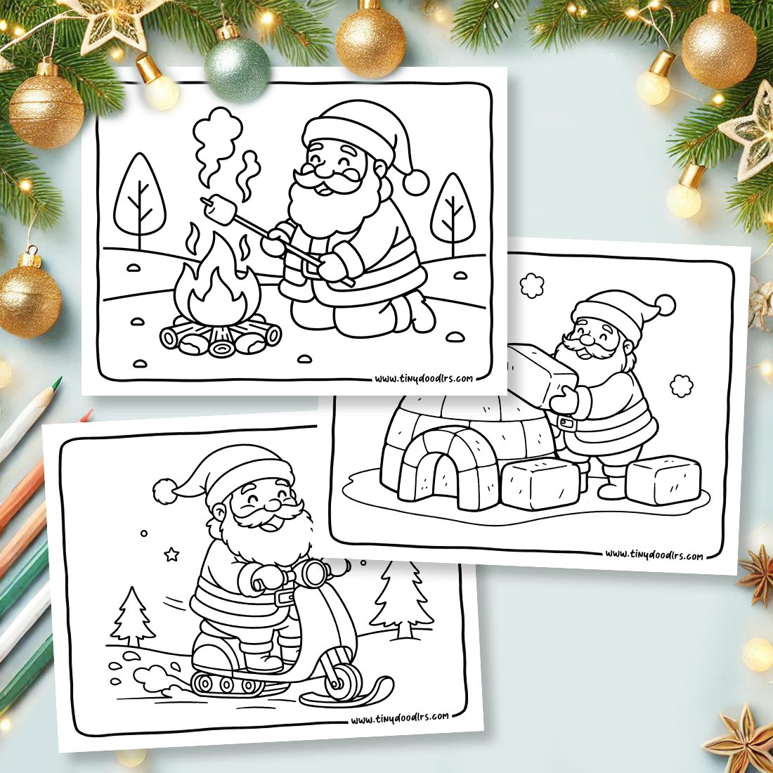 santa-coloring-pages