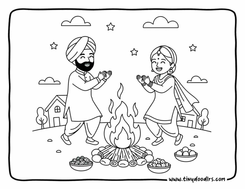 Make Lohri Fun: Easy Lohri Drawing Ideas Kids Will Enjoy