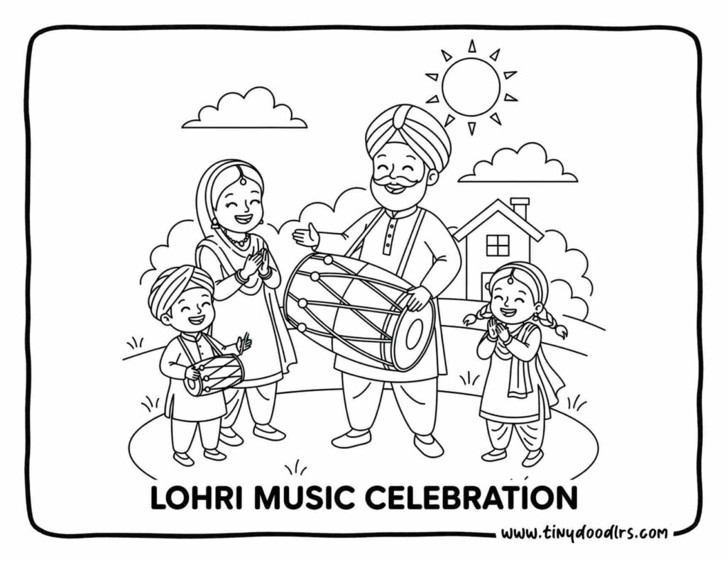 Parents Love These Easy Lohri Drawing Ideas for Kids